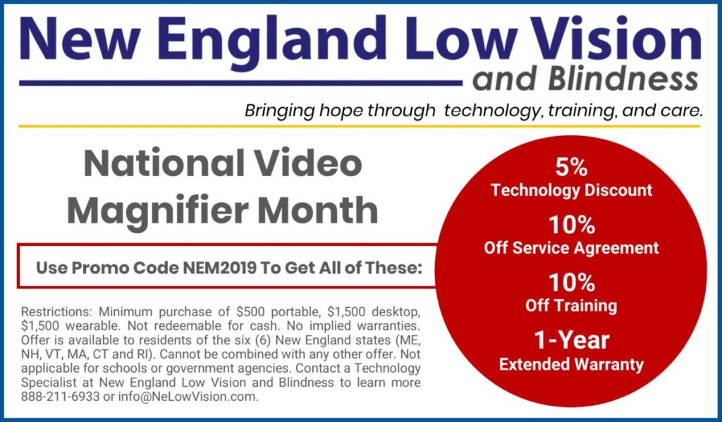 National Video Magnifier Month News Announcements 
