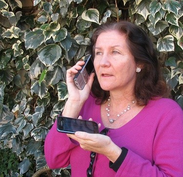 Lady talking on her cell phone