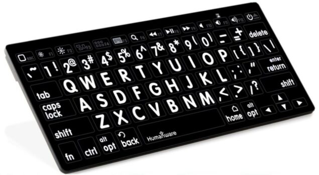 Humanware Bluetooth Mini Keyboard-Featured Image Angle View