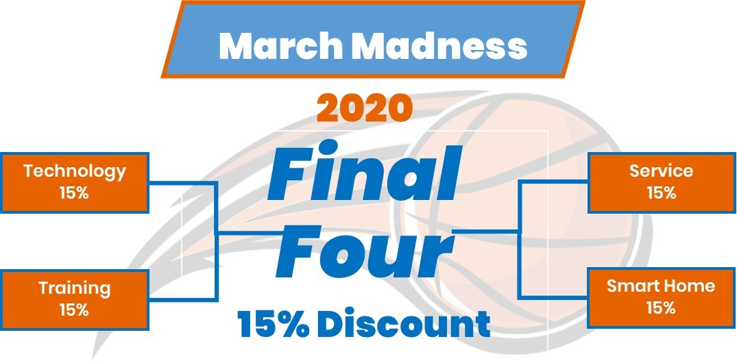 March Madness 2020 Final Four 15% Discount
