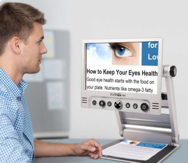 Merlin Mini 15" Full HD Portable Magnifier New England Low Vision