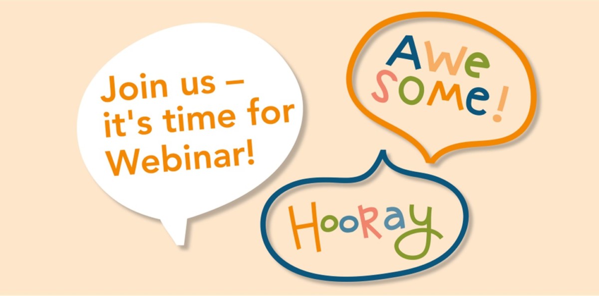 Join us - it's time for webinar! Awesome! Hooray images