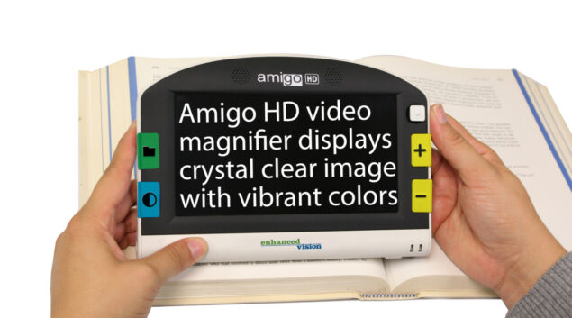 Amigo HD reading picture white background