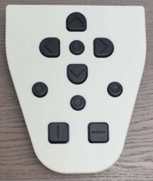 Keypad front top view