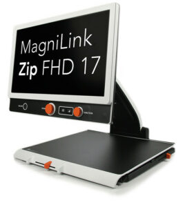 MagniLink Zip Premium 17" Full HD Desktop Magnifier w/Battery  