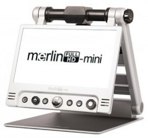 Merlin Min Magnified text on screen