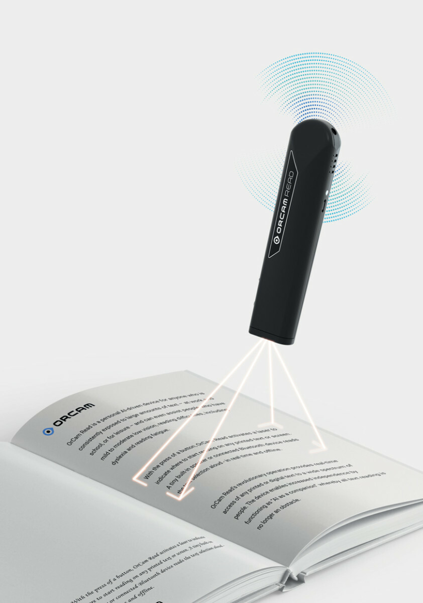 Orcam Read Smart Books Readers With AI Technology