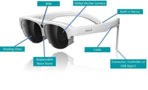NuEyes Pro3 Augmented Reality Low Vision Glasses 