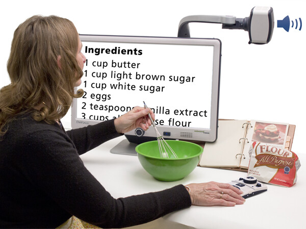 davinci video magnifier use while cooking