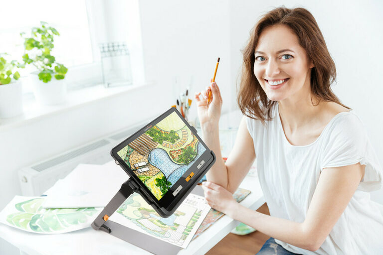 explorē 12 Portable Electronic Video Magnifier With Stand - New England ...