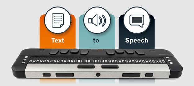 Brailliant BI X: Text-to-Speech Update Software Upgrades 