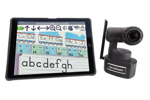 MagniBot Low Vision Camera with iPad