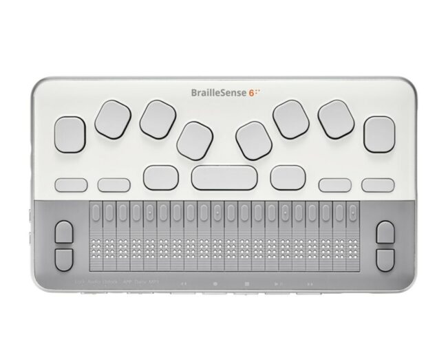 BrailleSense 6 Mini - Front View