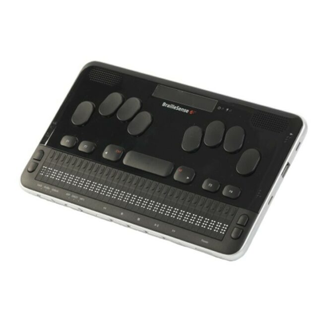 BrailleSense6 Braille Notetaker - Right Side