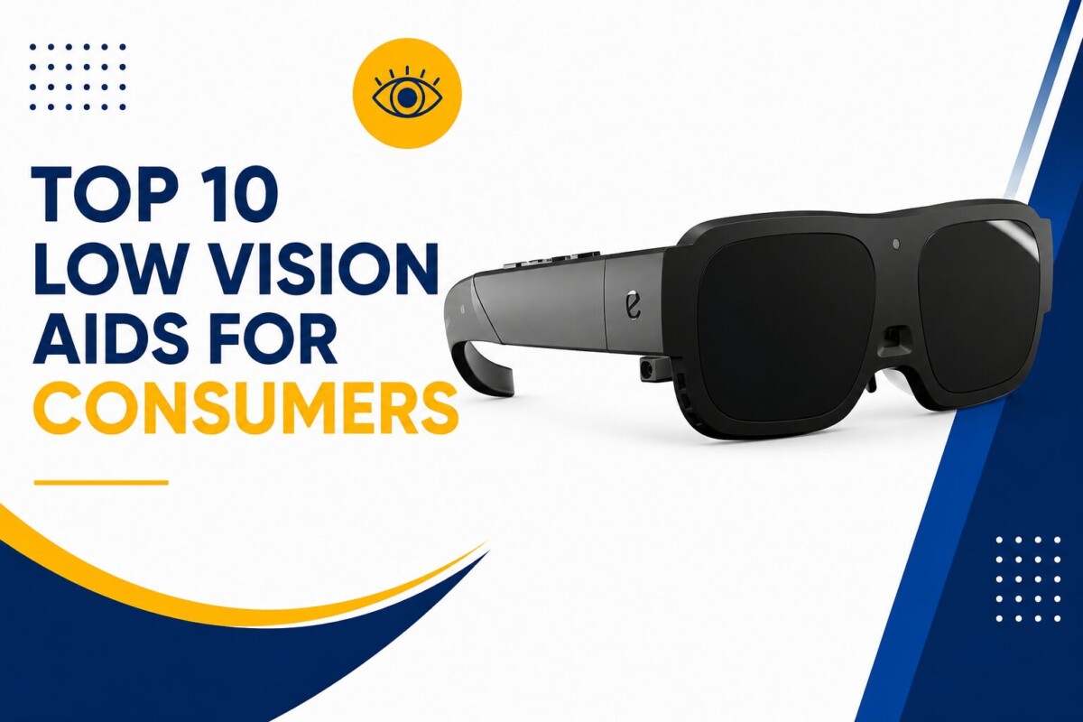 Top 10 Low Vision Aids for Consumers with image of the product eSight Go