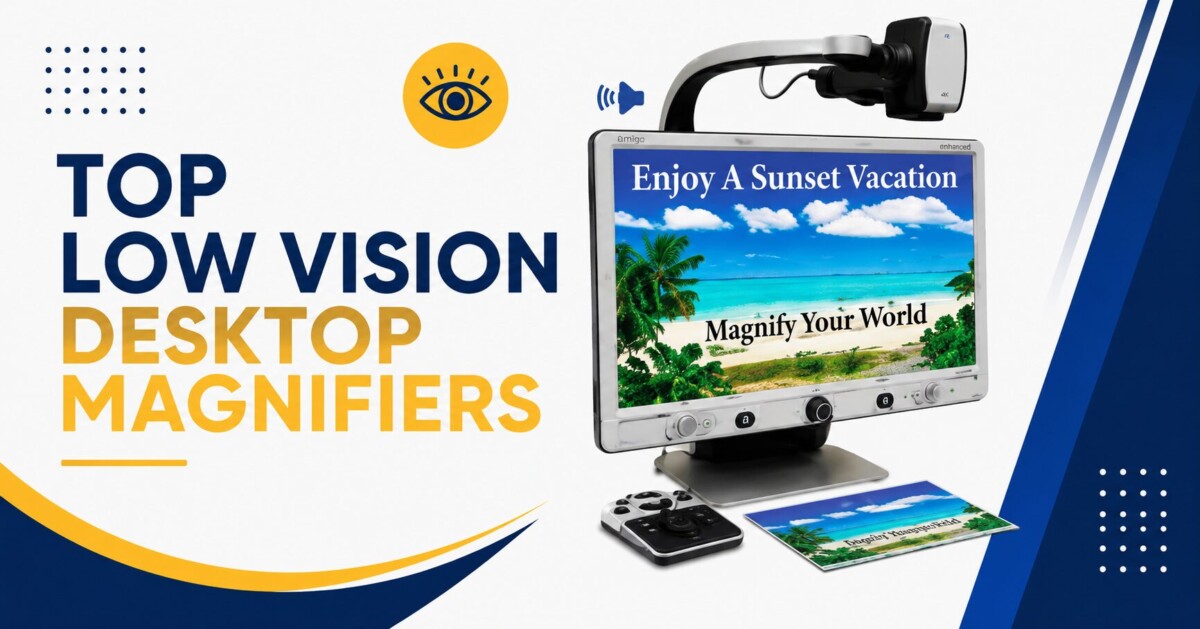 Top Low Vision Desktop Magnifiers With DaVinci Pro