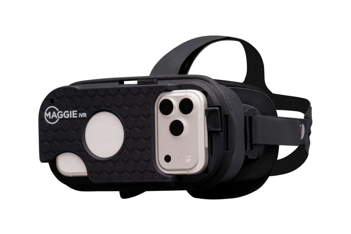 Maggie Vision Low Vision Glasses front left side view