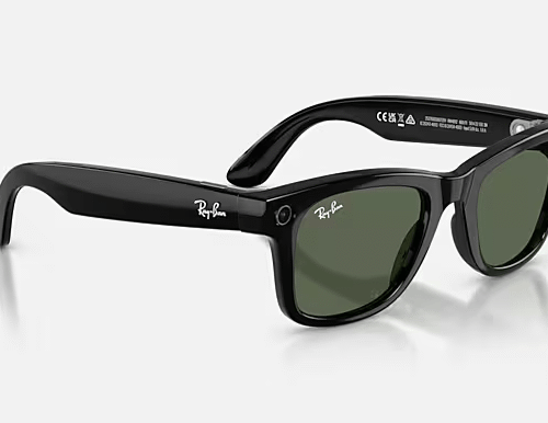 Ray-Ban Meta Wayfarer Gen 2 Green Lens Smart Glasses-Front Right