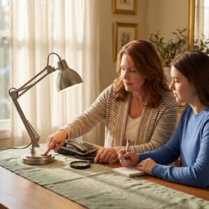 Low vision training for caregivers