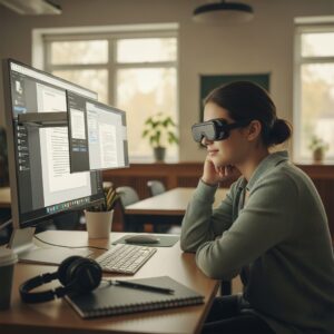 Magnification software for students with low vision